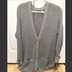 Oversized urCozy Urban Grey Cardigan